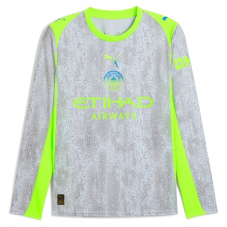 Camisola Manchester City 3º Equipamento 2025-26 Manga Comprida